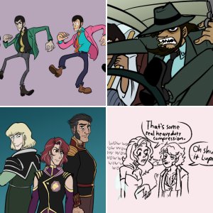 Oz's Lupin Art Moment