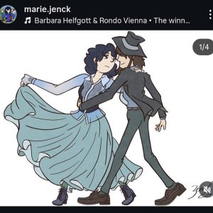 Fanart (Canon & OC) Jigen & Maria