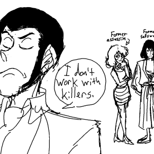 He's no saint either