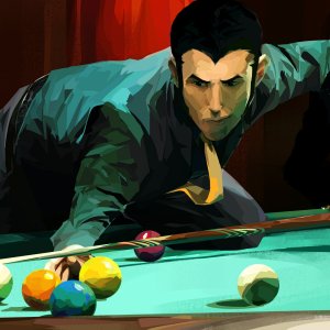 Lupin Playing Pool